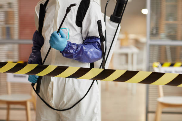 Professional Blood Cleanup technician working in Edgewater, NJ
